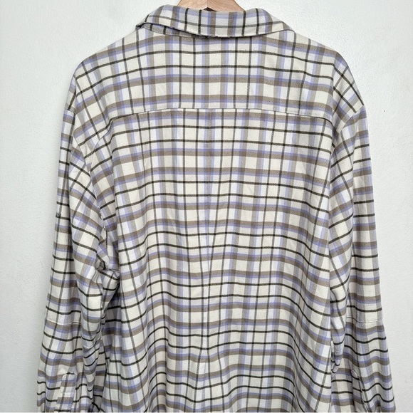 Columbia Womens Size 3X Bryce Canyon Stretch Chalk Plaid Omni Tech Button Shirt. - Picture 13 of 15